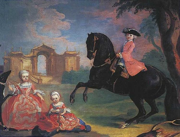 Georg Caspar Prenner The children of Count Vorontsov oil painting image